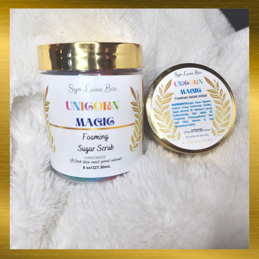 Unicorn Magic Foaming Sugar Scrub